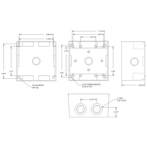 standard electrical back box dimensions